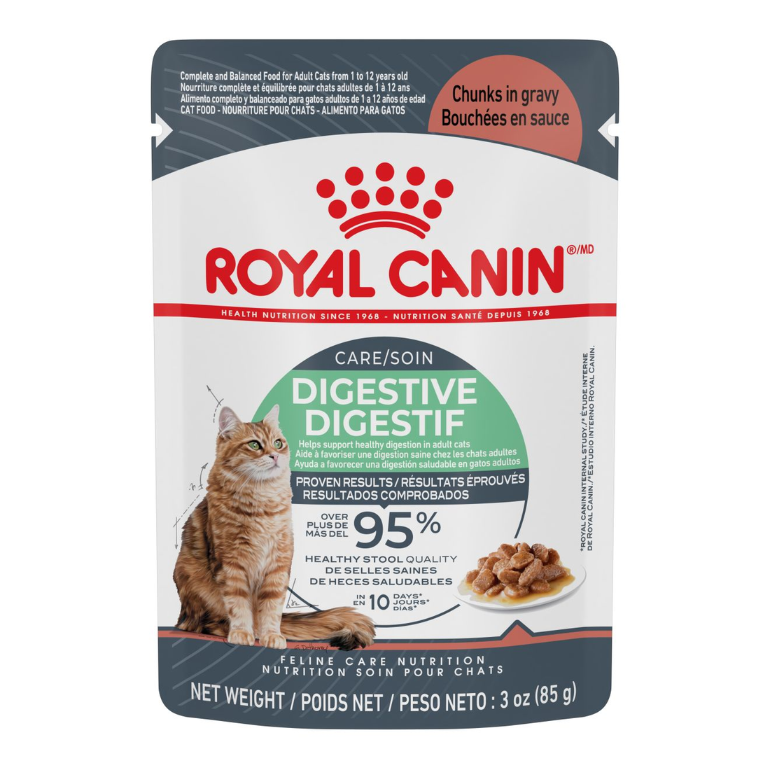 Royal Canin Digest Sensitive Wet Cat Food Thin Slices in Gravy 85 gr