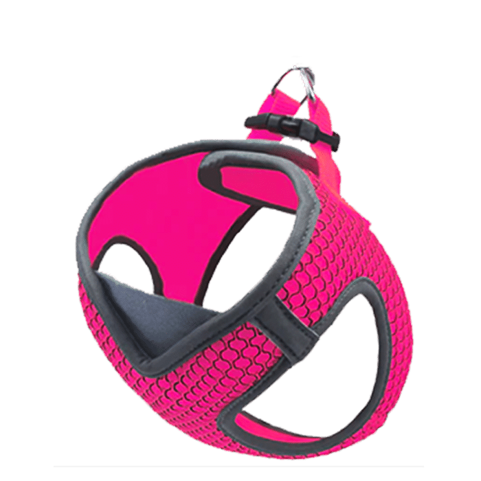 DOCO XL Pink Reflective V-Neck Harness 53 to 58cm