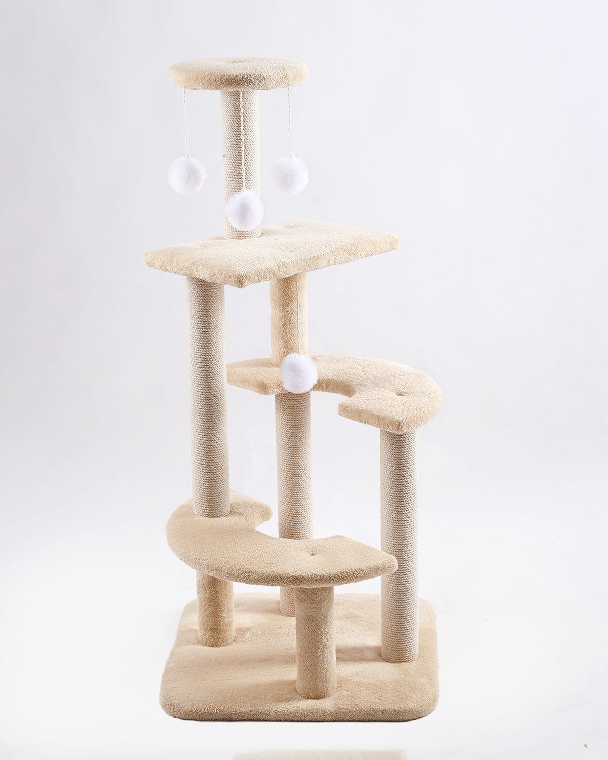 Cat Tree Platform With Indoor Scratches And Posts medium