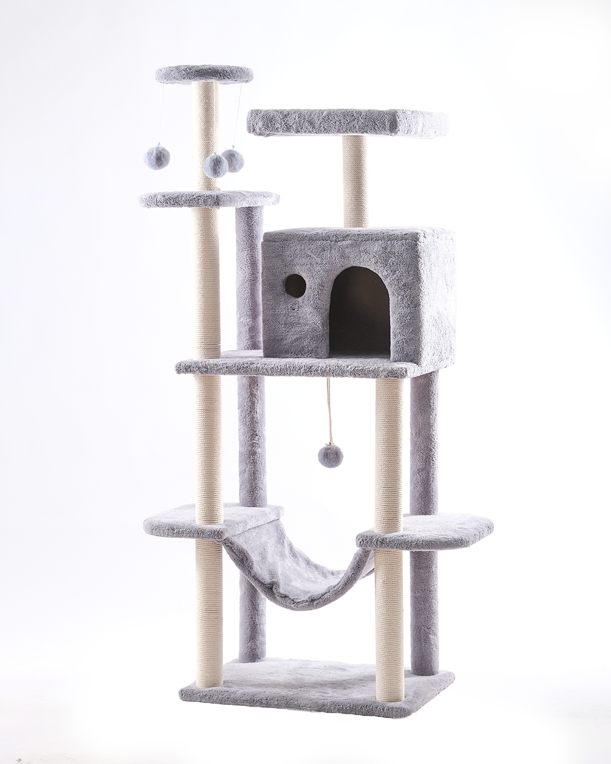 Cat Tree Platform With Indoor Scratches And Posts Large
