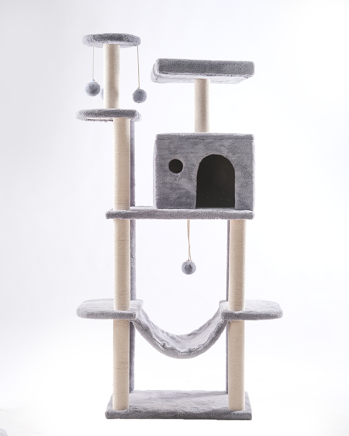 Cat Tree Platform With Indoor Scratches And Posts Large