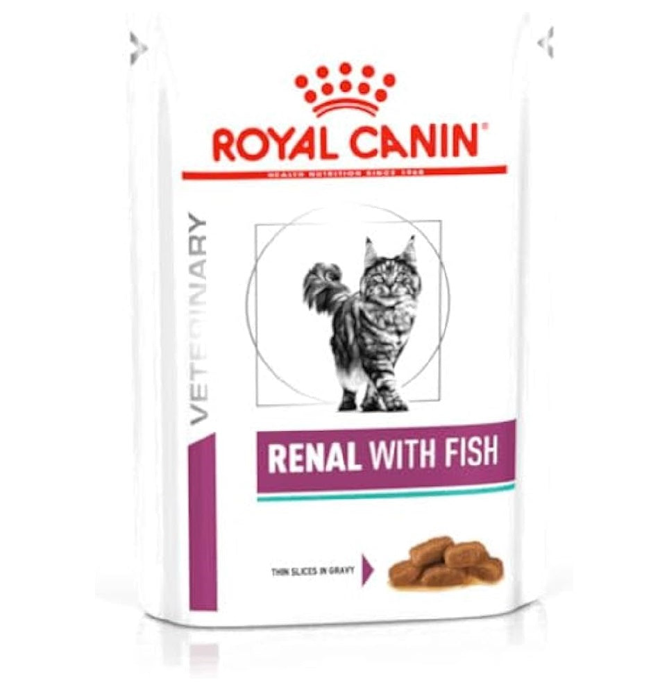 Royal Canin Renal Wet Cat Food Thin Slices with Fish in Gravy 85 gr