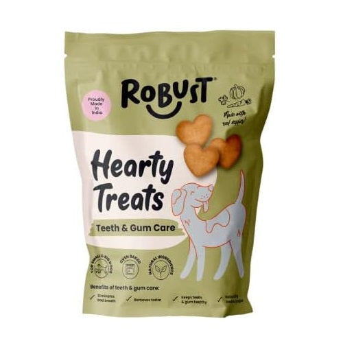 Robust Hearty Treats Teeth And Gum Care for Small to Large Breed Dogs 500 gr