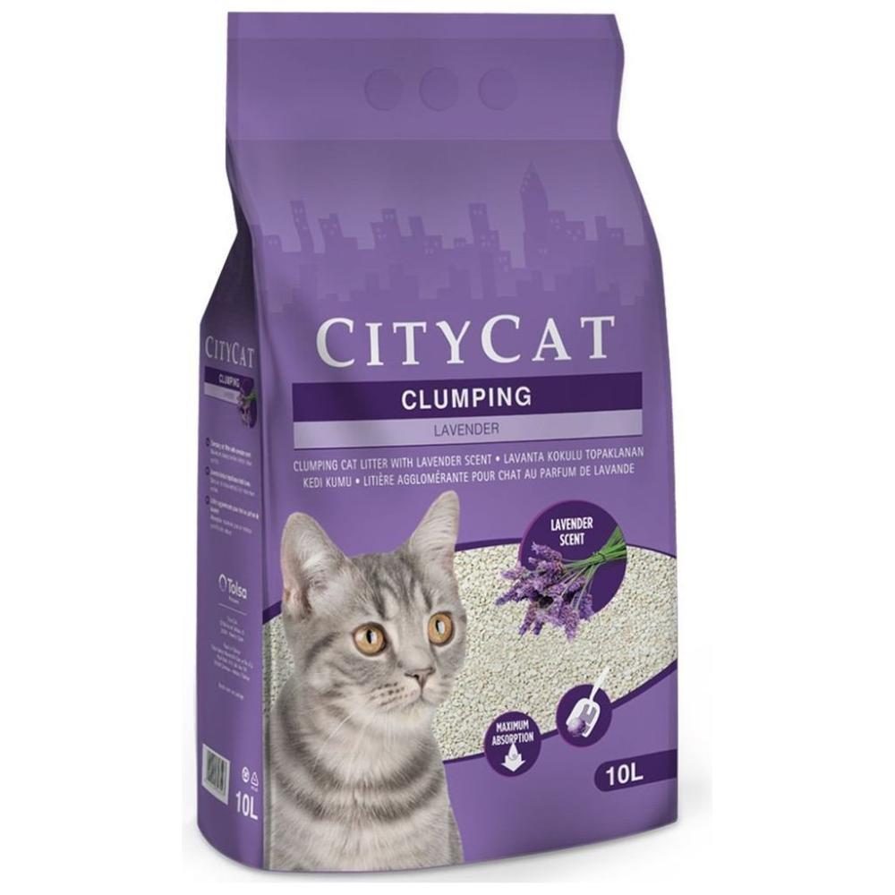 Lavender clumping cat litter best sale