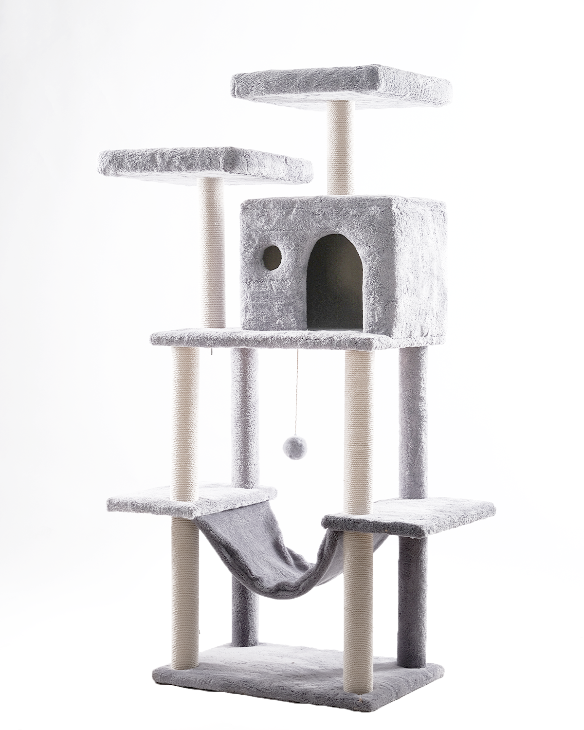 Cat Tree Platform With Indoor Scratches And Posts Large