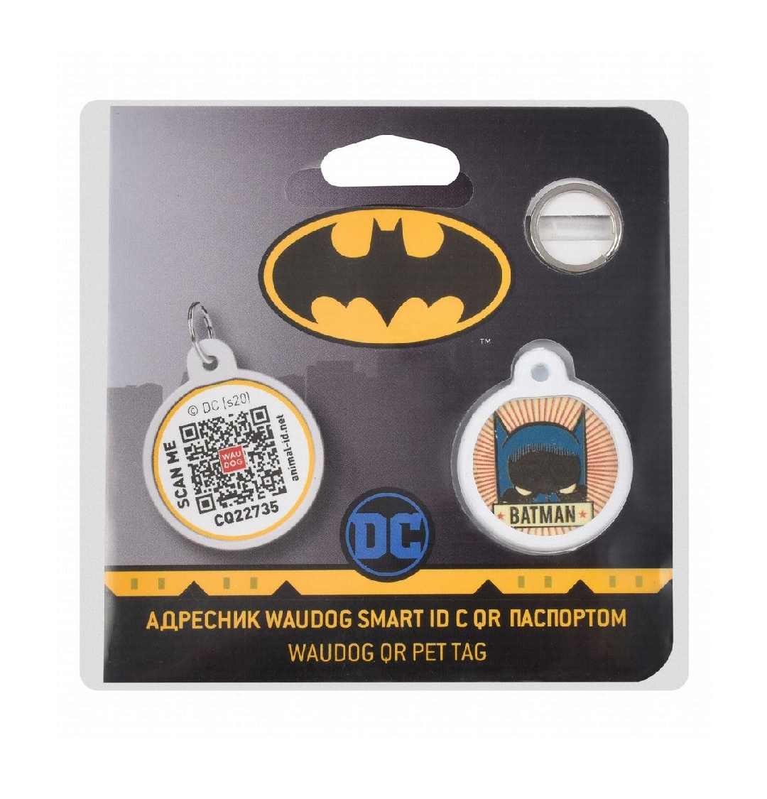 Print Smart ID Pet Tag Wau Dog Multicolored Wonderwoman