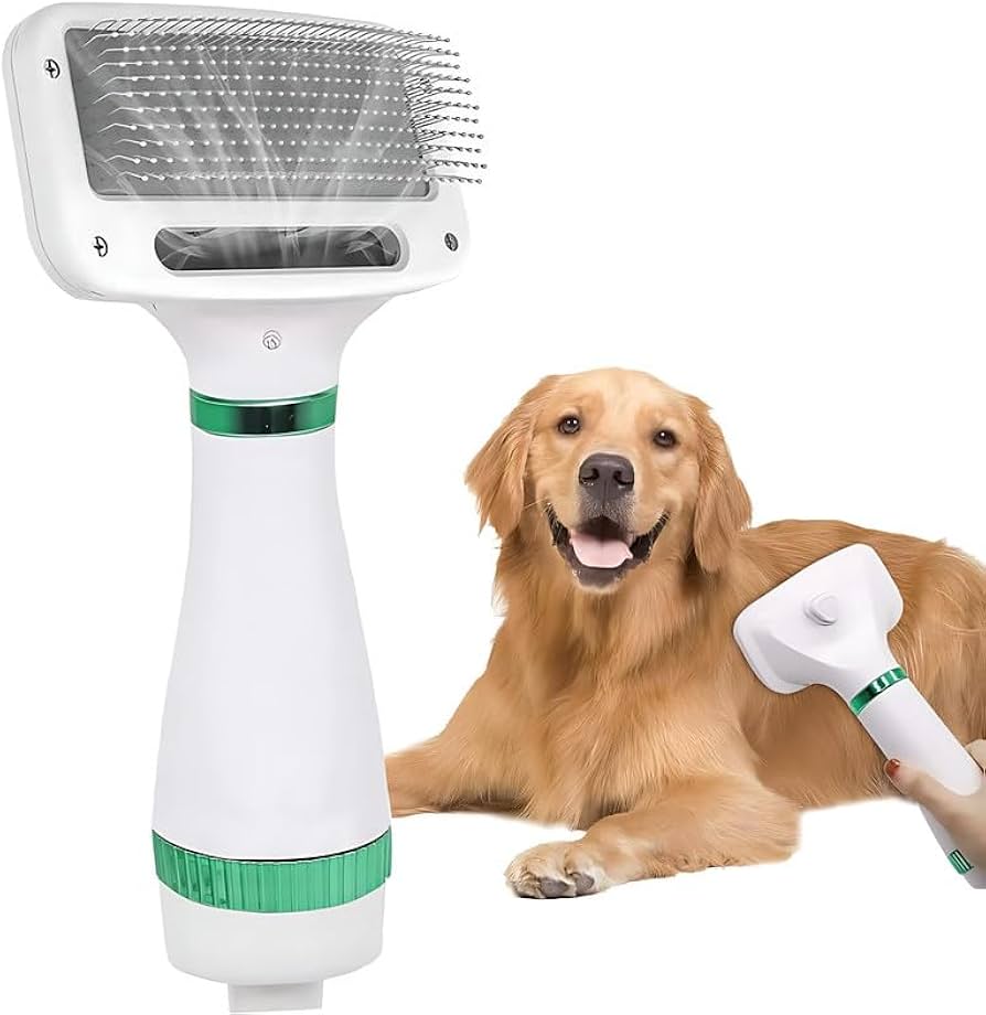 Pet hair dryer with cold and hot air