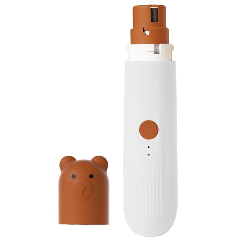 Super Quiet Electric Pet Nail Trimmer with LED Light