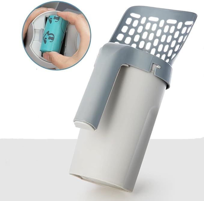 Cat Litter Shovel with Bag Holder 1 bag free
