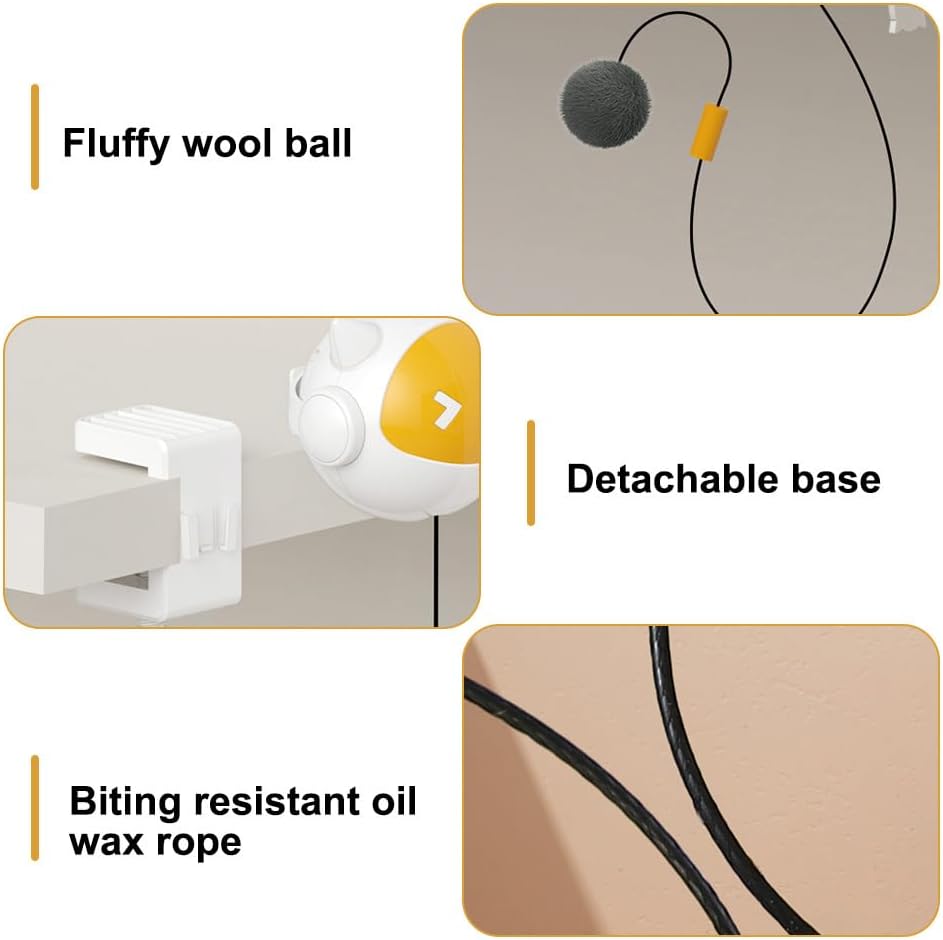 Automatic Lifting Cat Teaser Ball