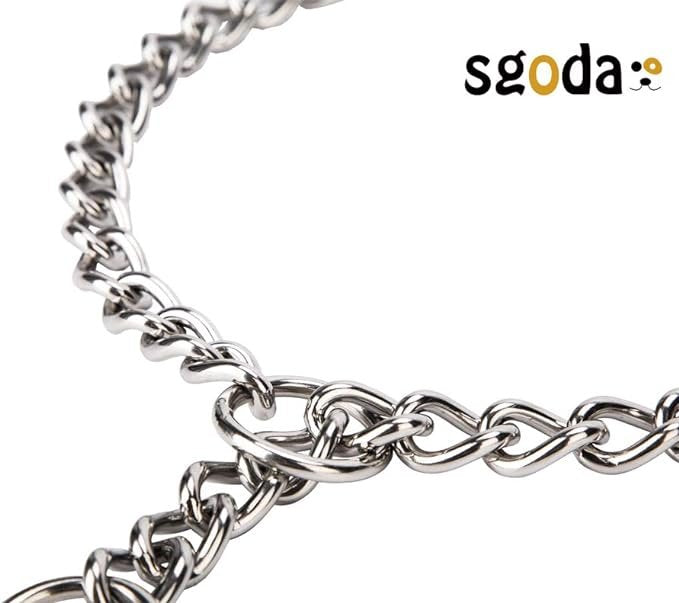 UARONE Chain Dog Training Choke Collar 47 CM SIZE 2