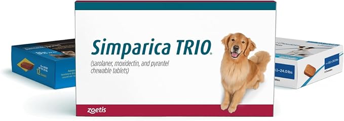Simparica Trio Tablet For Dogs From 10 to 20 Kg