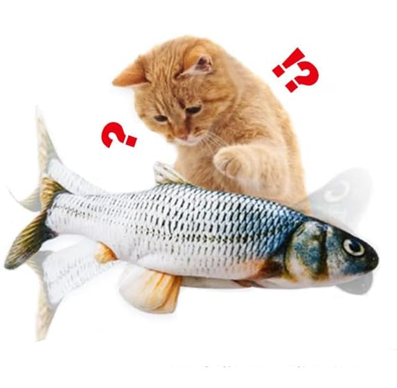 لعبة سمكة الحيوانات الأليفة من CAtyy بتصميم مختلط