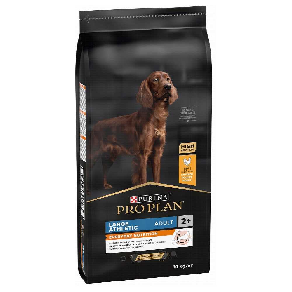 طعام جاف Purina Pro Plan Everyday Nutrition مع الدجاج للكلاب البالغة الرياضية الكبيرة 14 كجم