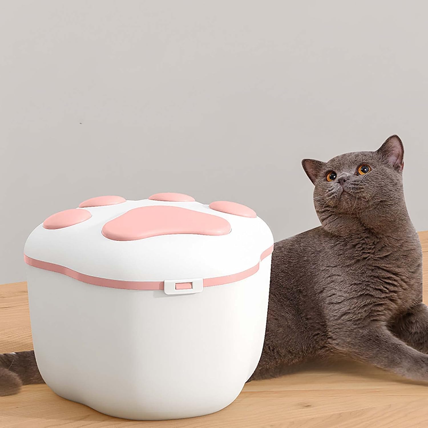 Pet Food Tank Paw-Shape