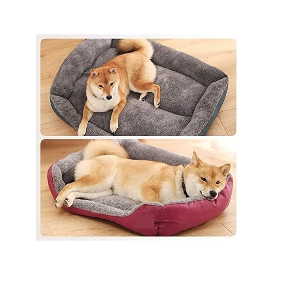 Dog moda Waterproof Bed dark red 80 in 70 cm
