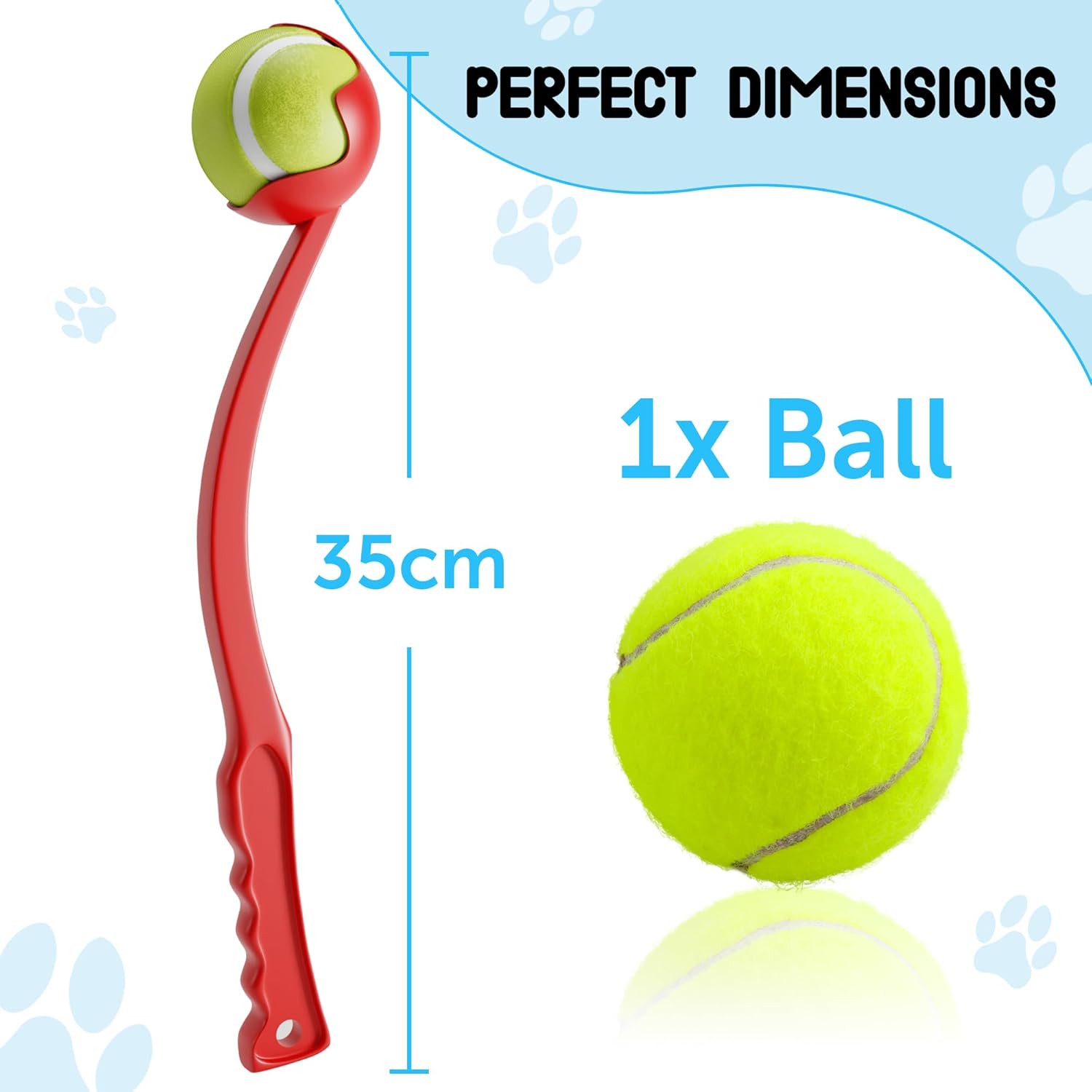 Qasispet Dog Ball Launcher For Dogs