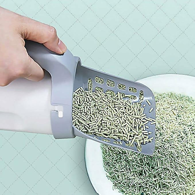 Cat Litter Shovel with Bag Holder 1 bag free