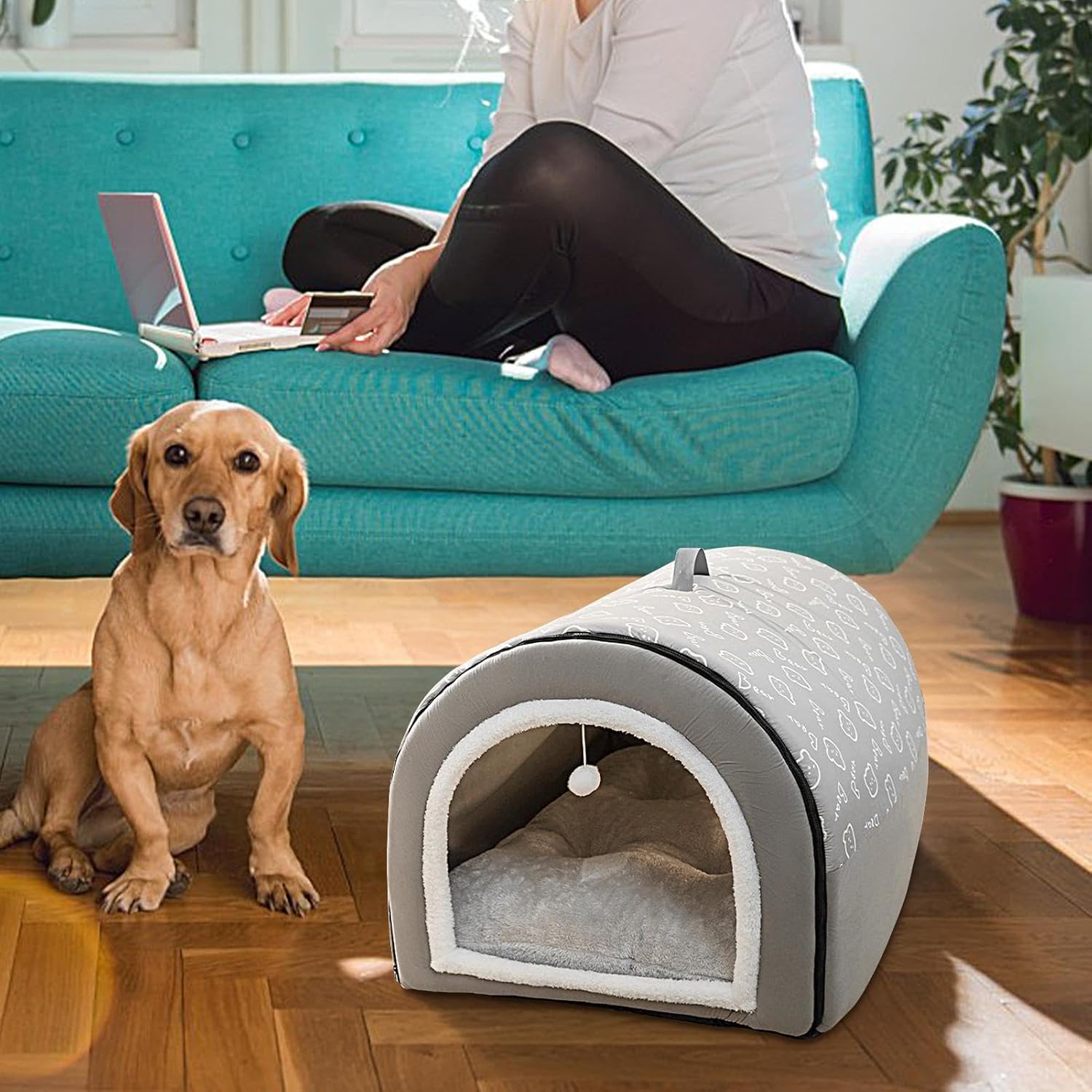 ZooFari Bed waterproof For Pets 60 in 48 cm