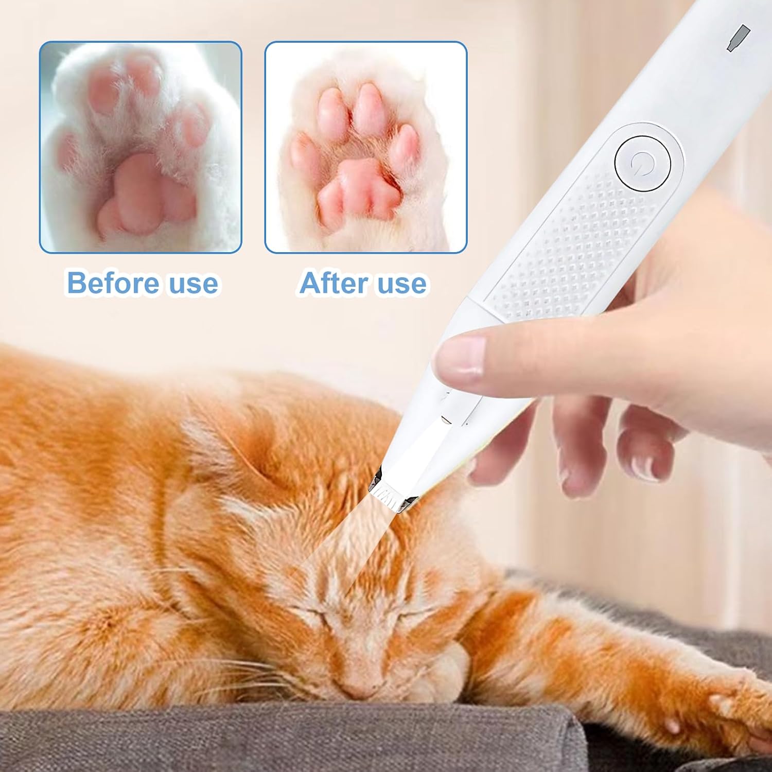 Pet hair Trimmer LED light