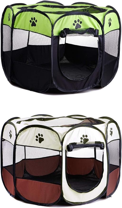 Pet playpen for small dogs cats, foldable dog kennel small