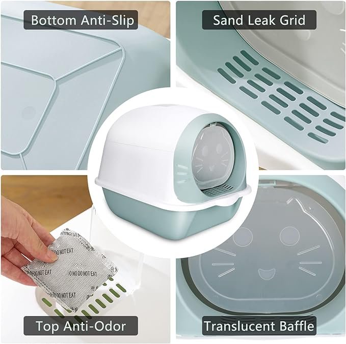 luckxuan Closed litter box For Cats