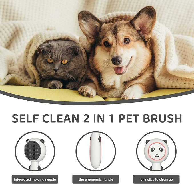 Cat Brush Dog Brush for Long Hair and Short Hair