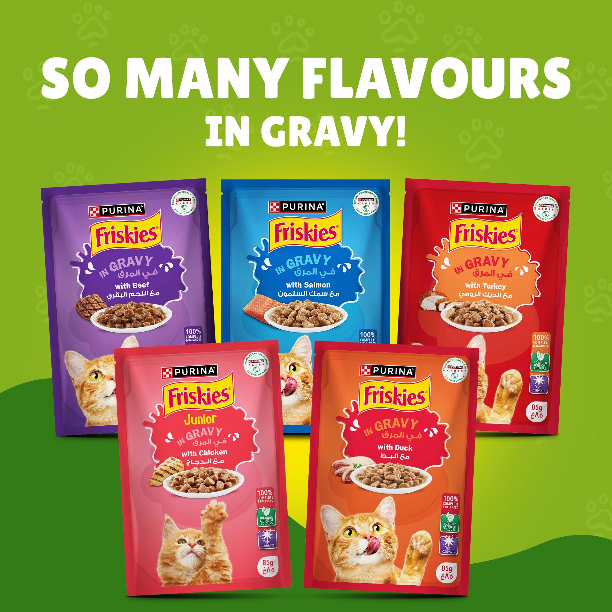 Purina Friskies Wet Cat Food with Chicken in Gravy 85 gr