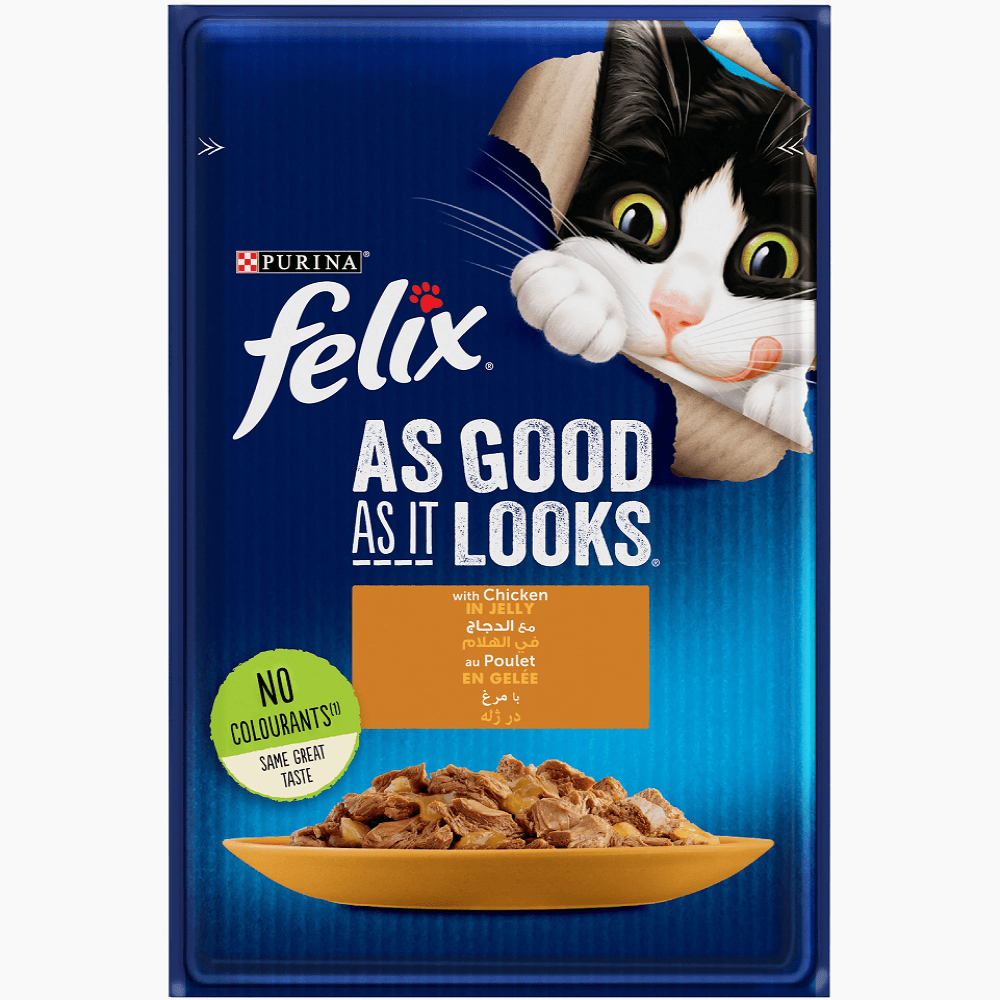 Purina Felix Wet Food For Cat With Chicken 85