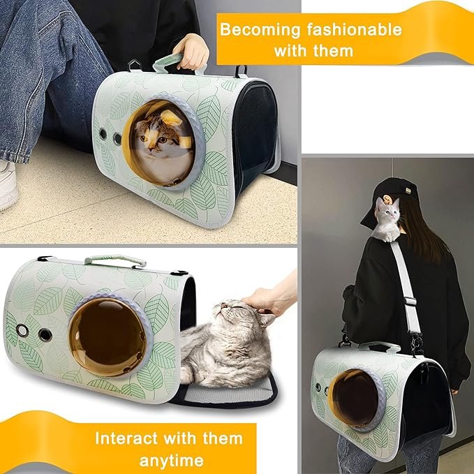 SAMSIER Pet Carrier for Small Cat and Dog