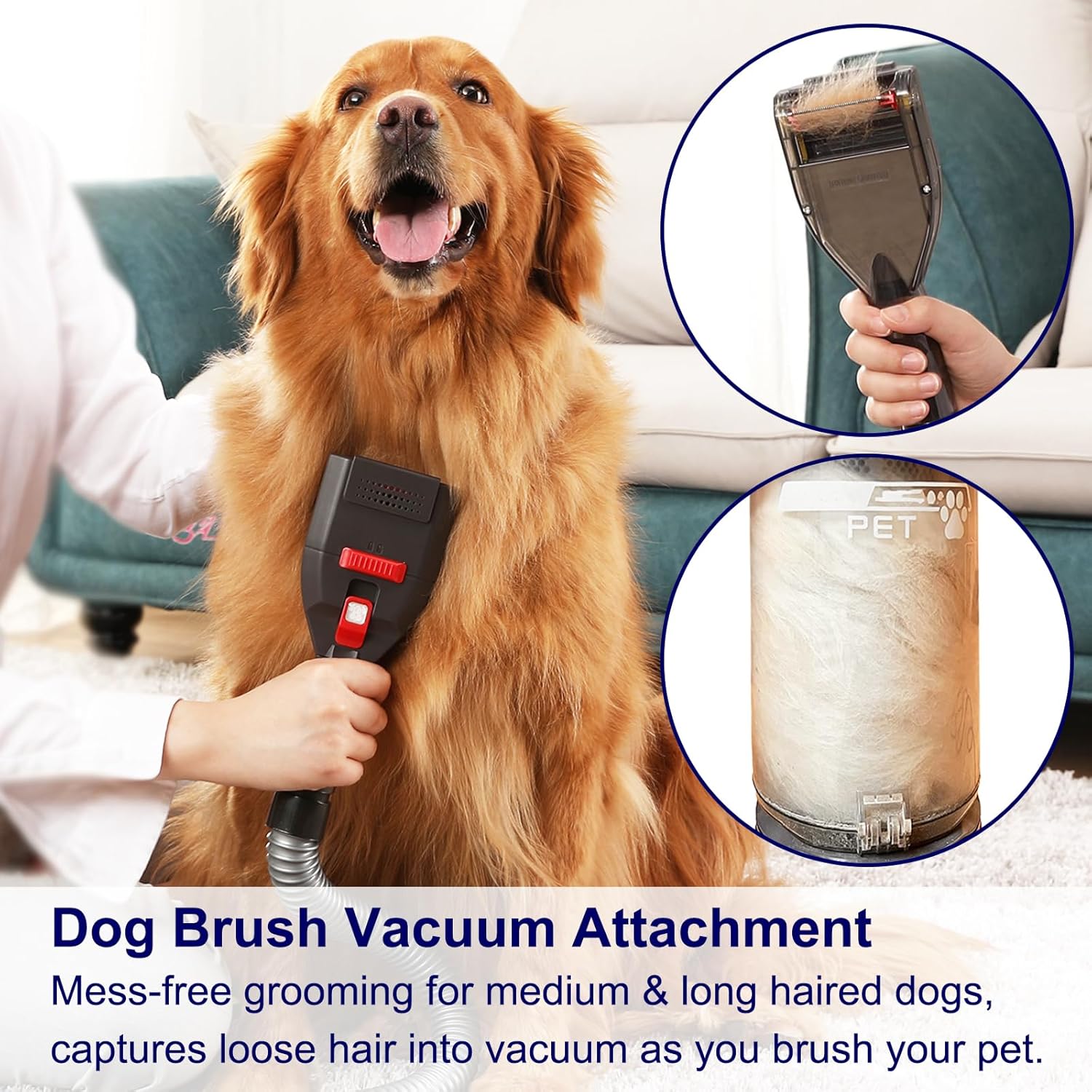 PET HAIR GROOMING KIT 9 pcs