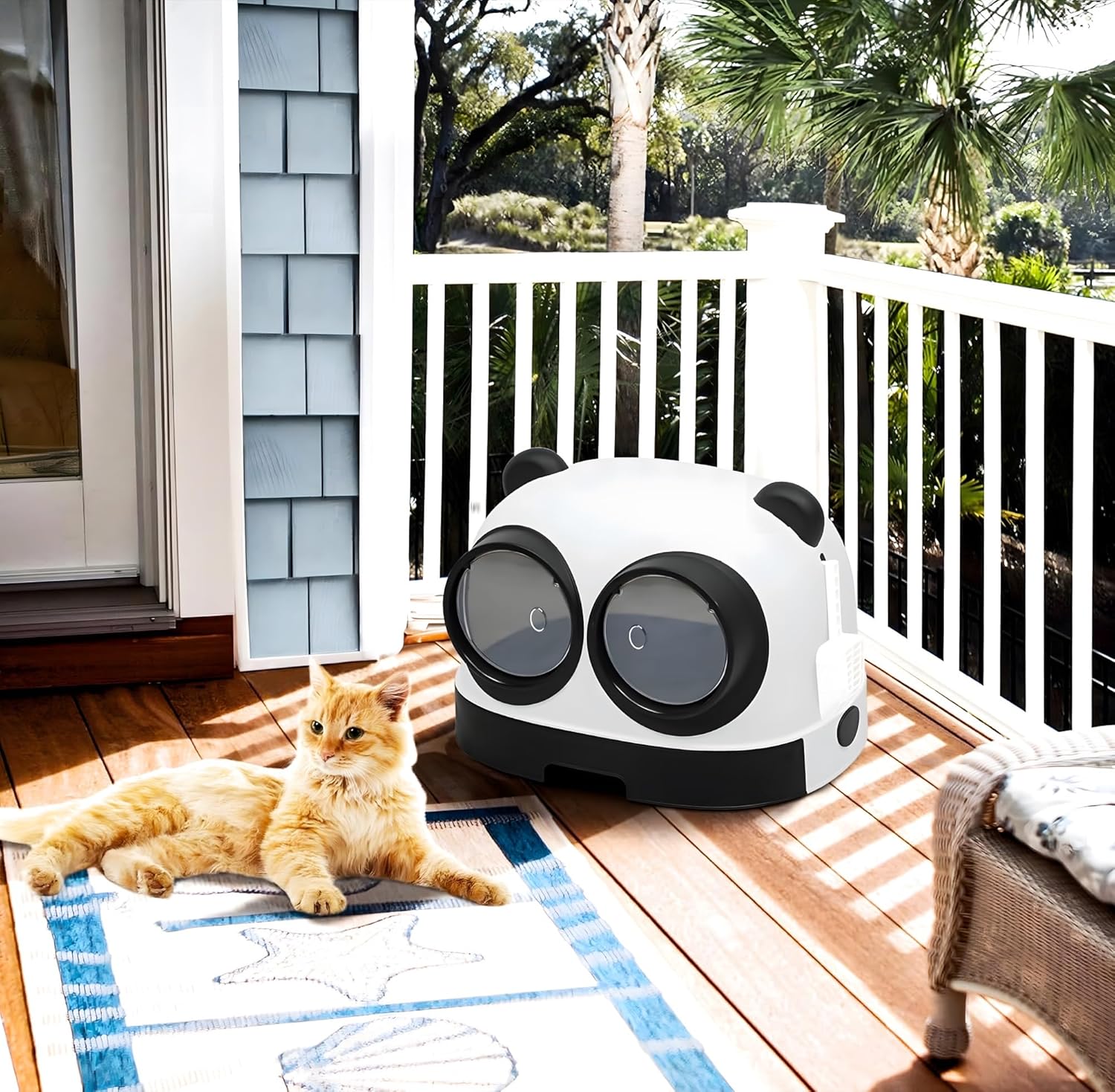 Litter Box large Double Door and Shape for Cat