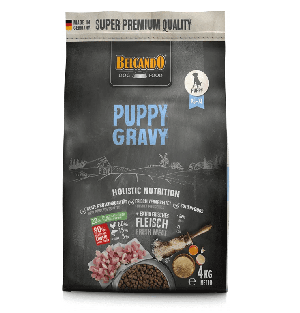 Belcando Puppy Dry Food In Gravy XS-XL 4 kg