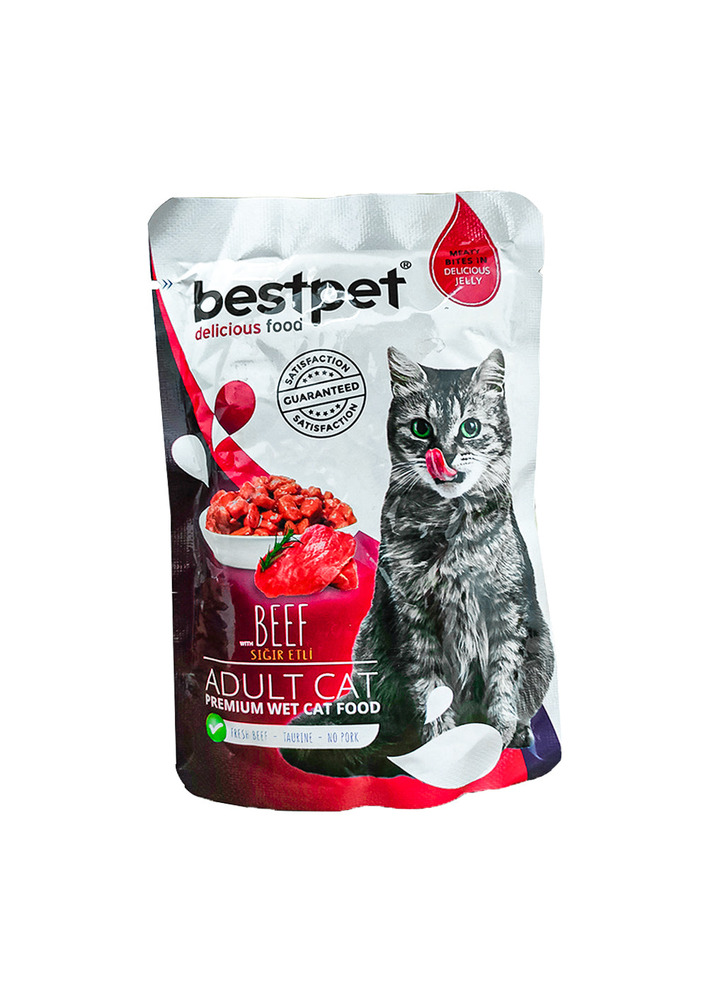 طعام القطط البالغة المعلب من BestPet 85 جرام