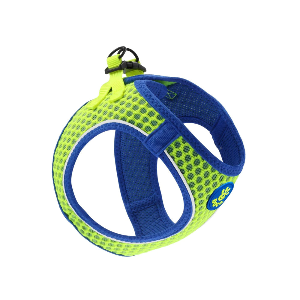 DOCO large yellow and blue Reflective Net Mesh Harness 47-50 cm