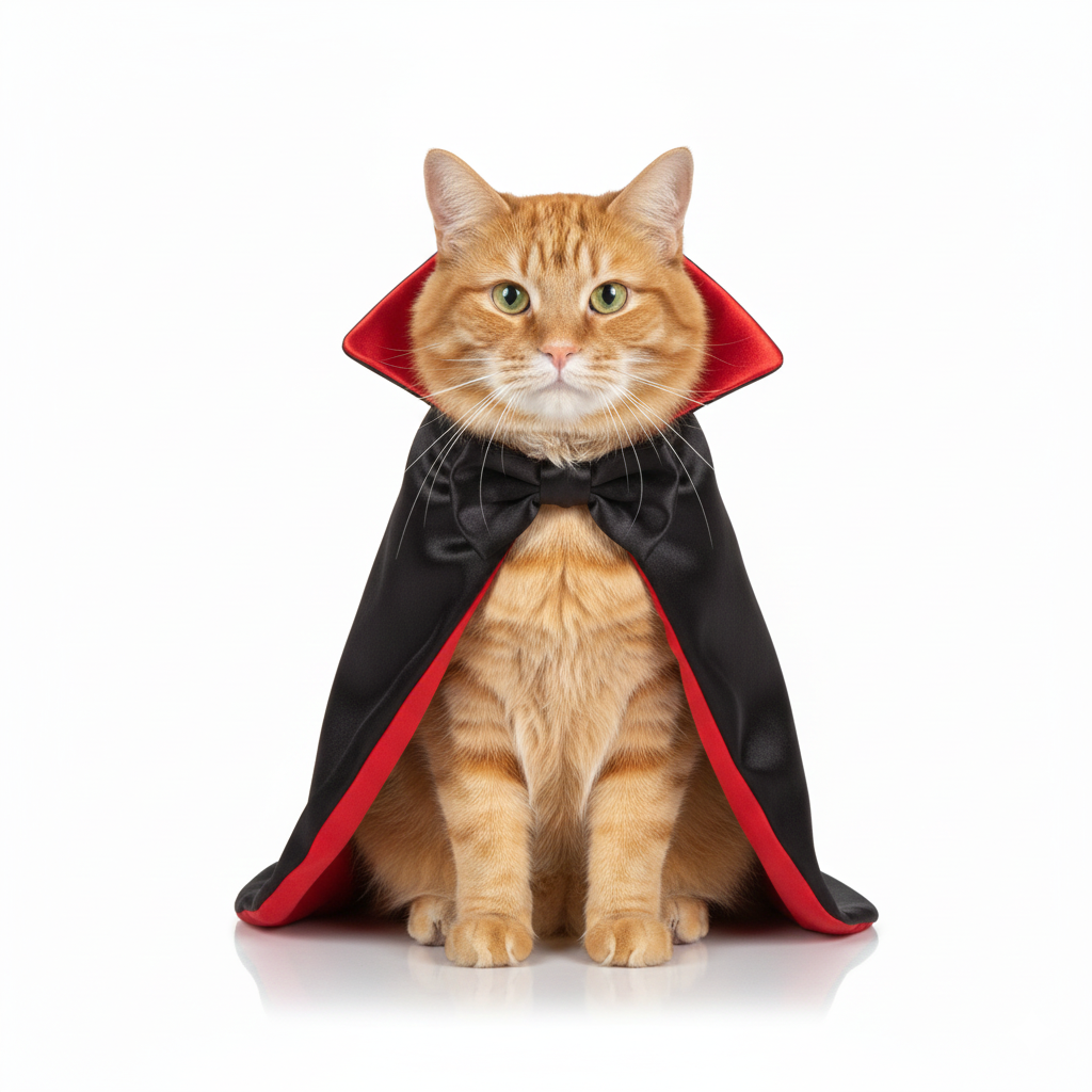 Lefties Halloween Cat Costume Red Black Cat Vampire Costume Cute Vampire Medium Mex 26 Neck 30 Cm Back 36 Cm Chest 44 Cm