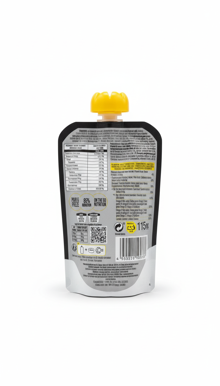 YowUp Yogurt Pouch for Dogs -Skin & Coat with Collagen + Omega 3 & 6 Salmon Flavor 115g