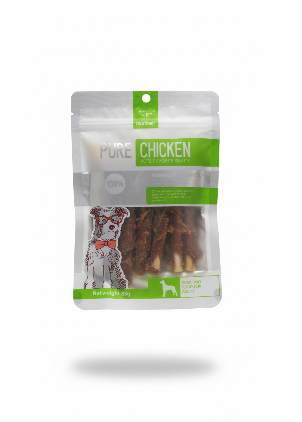 Nunbell Pets Nacks Chicken Wraps 85g