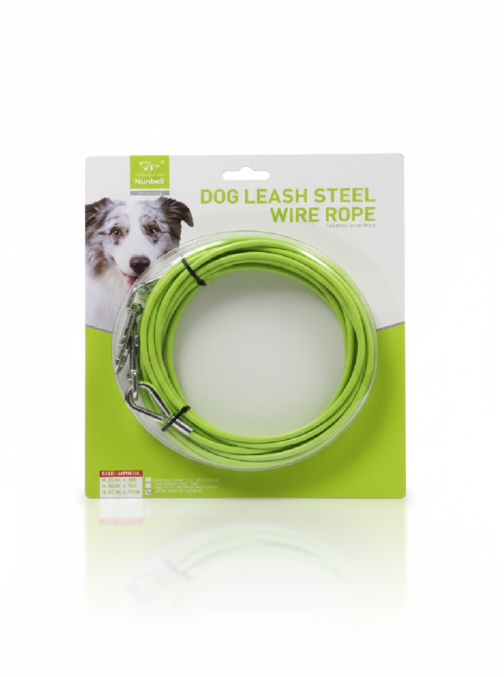 Nunbell Dog Leash Steel Wire Rope 10 M