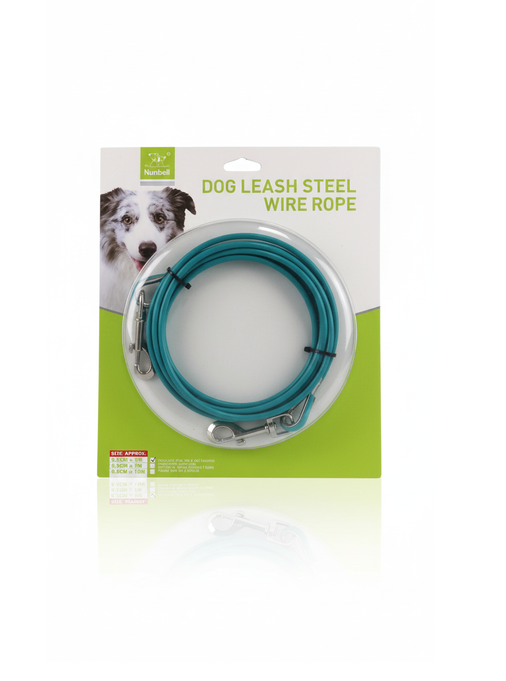 Nunbell Dog Leash Steel Wire Rope 3 M