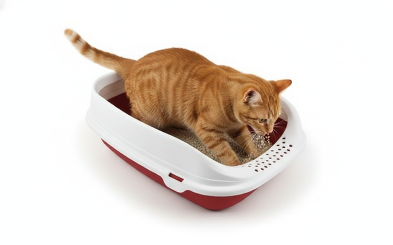 MPS Cat Litter Tray with Rim (45x30x18cm)