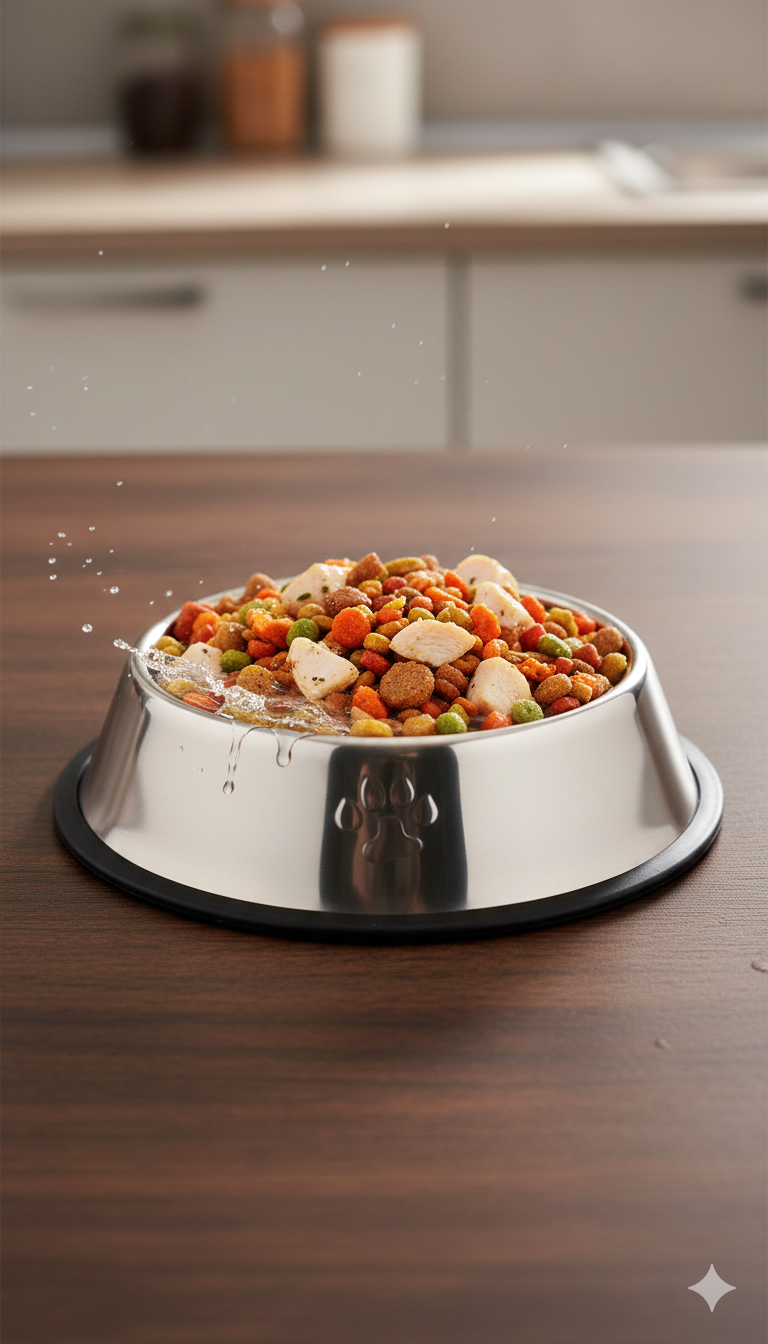 Stainless Steel Dog Bowl Medium 22 Cm