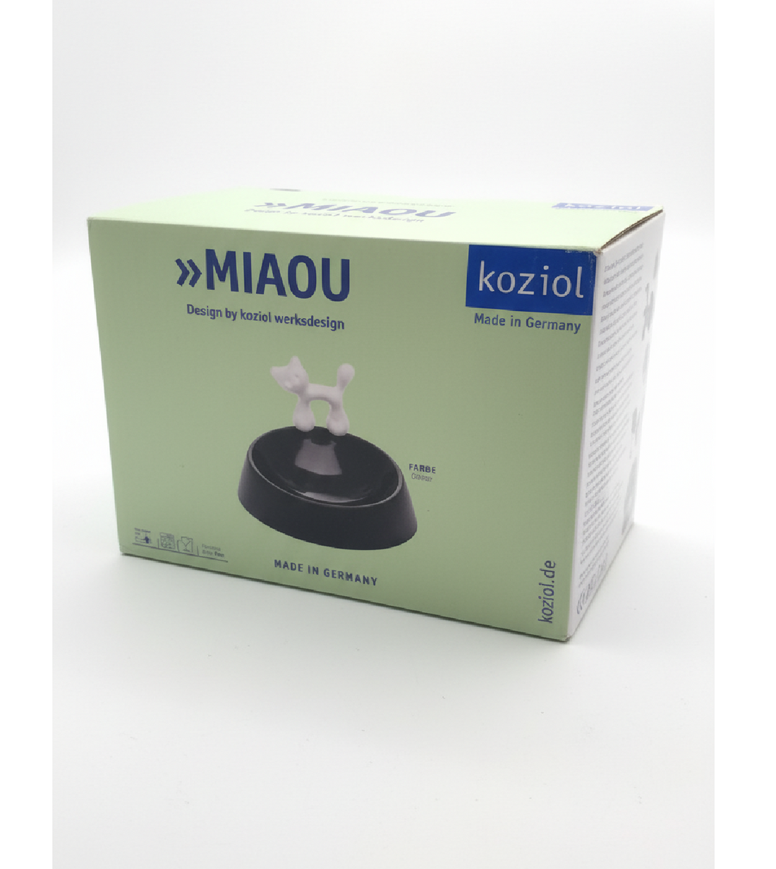 Koziol cute dog bowl wow black