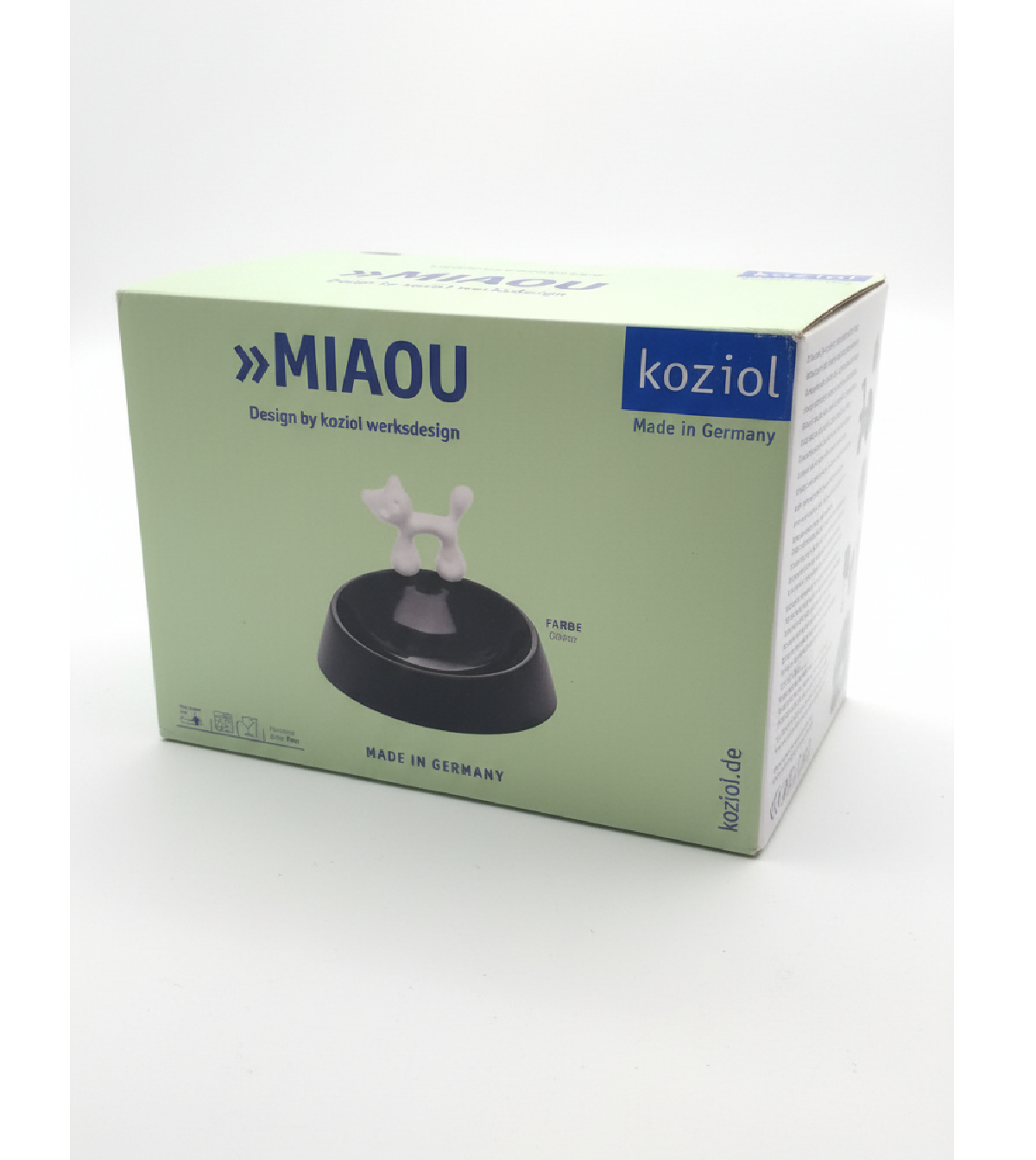 Koziol cute dog bowl wow black