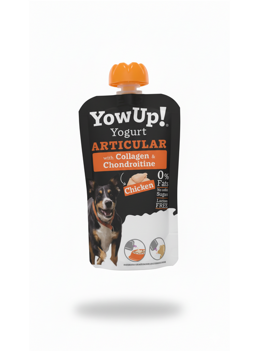 Yowup Joint Health Dog Yogurt Pouch Chondroprotectors and Collagen Supports Mobility 115g