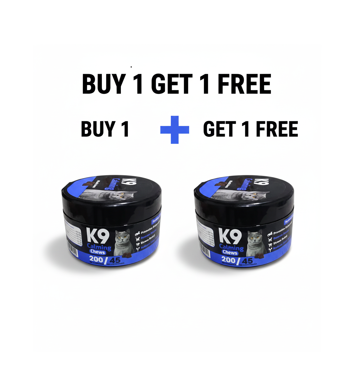 K9 Supplement For Cats Calming 40 Pcs buy One Get One Free
