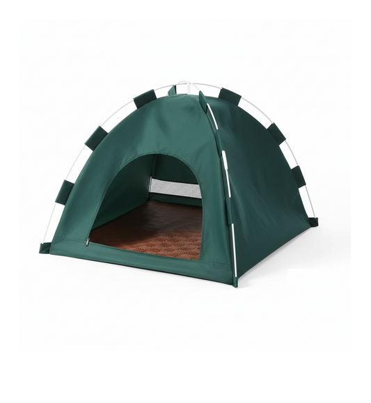 Tent For Small Pets Available in two colors brown anddark green size m