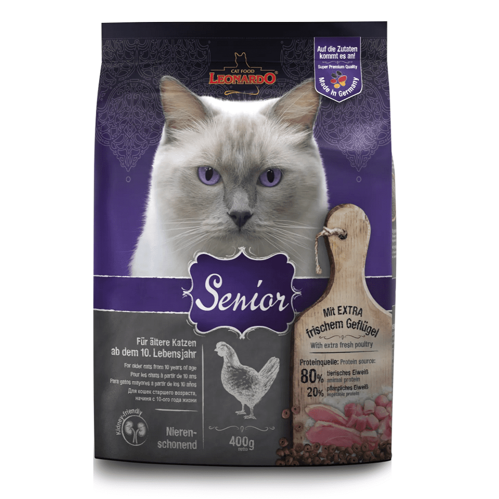 Leonardo Dry Food For Senior Cats With Chicken 10 Years 2 kg Ziggy Pupps