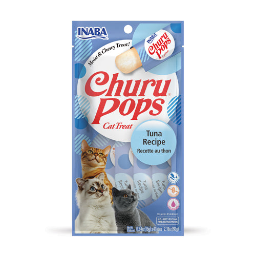 Inaba Churu Pops Cat Treats with Tuna 4 in 15 gr