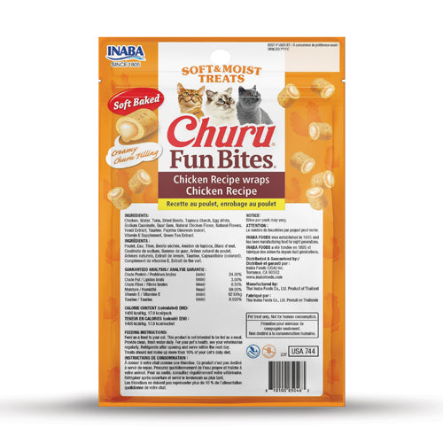 Inaba Churu Fun Bites Chicken Cat Treats 3 in 20 gr
